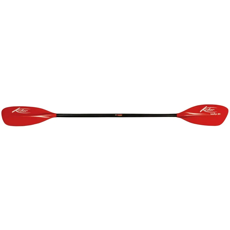 Kober Kajakpaddel Vulcano EFC - rot, 197cm Beliebt