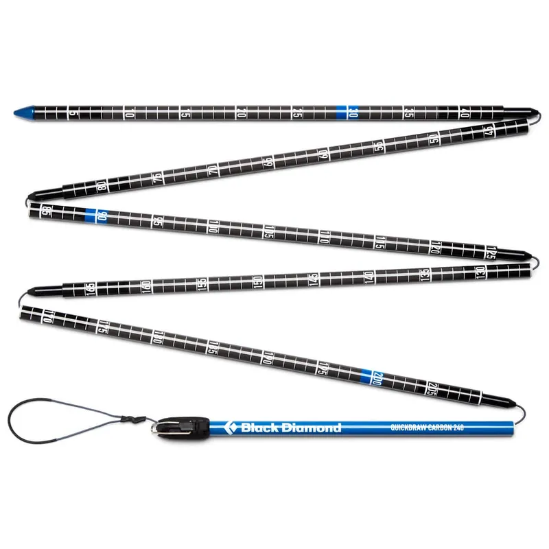 Meistverkauft Black Diamond Quickdraw Carbon Sonde - 240 cm