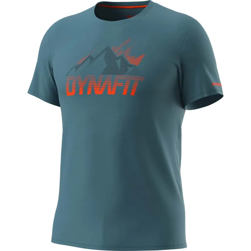 Sonderangebot Dynafit Tee Transalper Graphic - Mallard Blue, L