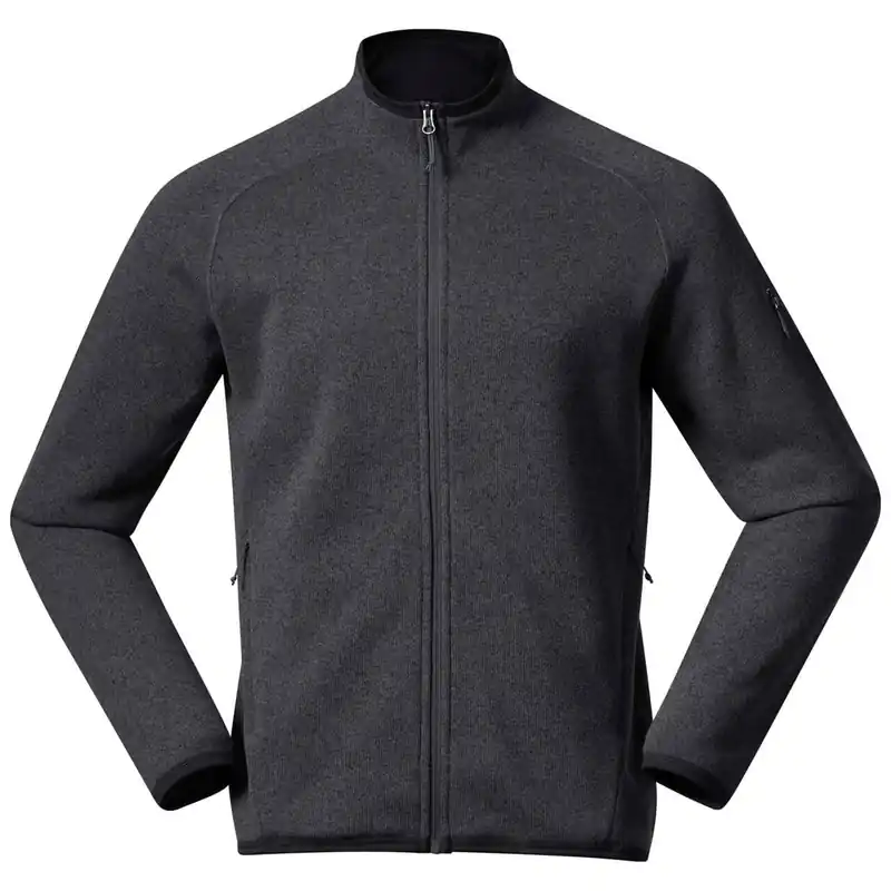 Markenware Bergans Kamphaug Midlayer - Solid Grey, L