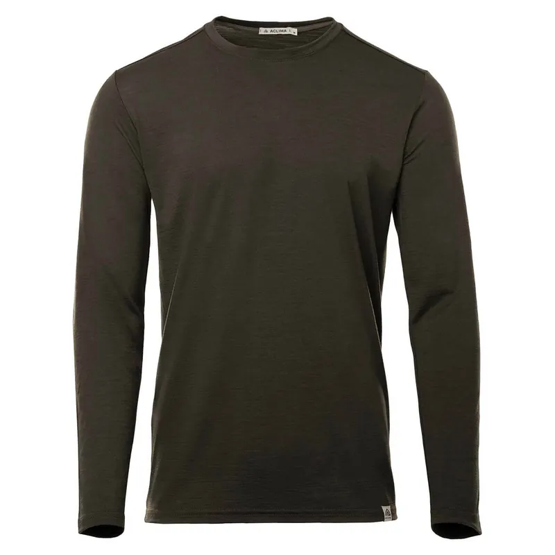 Nur Für Kurze Zeit Aclima Merino LightWool Longsleeve - Tarmac, S