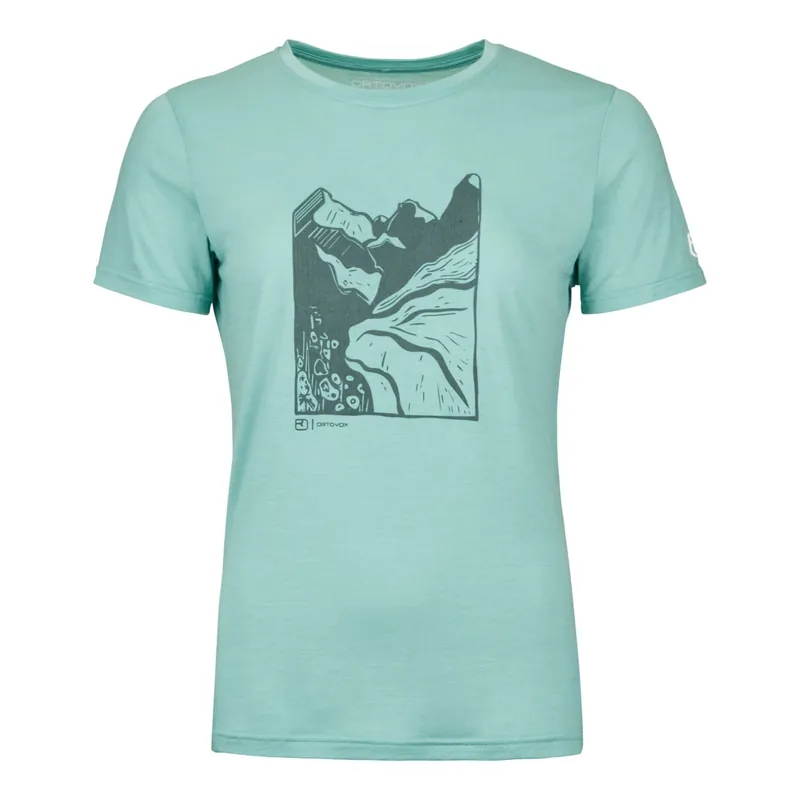 Ortovox Damen T-Shirt 120 Cool Tec - Aquatic Ice, M Schneller Versand