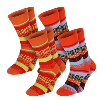Surfsoxx Thermo Socken Wool Fashion 4 Paar Socken Damen Herren Warm Weichbund - 39-42 Bestpreis