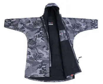 Versand Am Gleichen Tag Dryrobe Advance Long Sleeve Poncho Black Camo / Surfshop 24 online - Windsurf, Foil, Wing