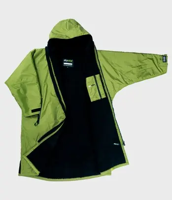 dryrobe Advance Long Sleeve Poncho Forest Green / Black - XL Jetzt Bestellen