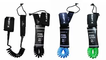 Nur Heute Concept X Foil Wing Leash Coiled - 5,0 Blau