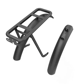 Schneller Versand ADO Air Carbon Aluminium Kotflügel & Gepäckträger - schwarz