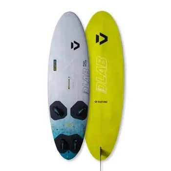 Wochenendangebot Duotone Windsurf Board Eagle (Single) D/LAB (MTO, incl. fin) - Boards 2026 - white-orange 120