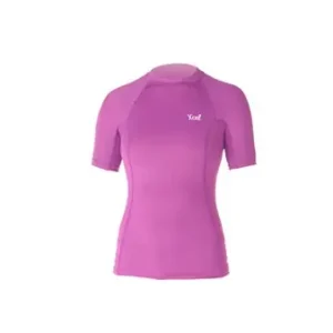 Neuheit Xcel Marsha Premium 6OZ Rashguard UV-SHIRT S/S Kurzarm Pink - 6 (34/XS)