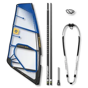 Begrenztes Angebot Unifiber Maverick II Monofilm Windsurfsegel Komplett Rigg - 7,3qm