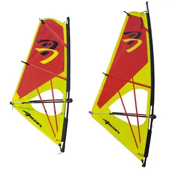 Ascan Dacron Rigg Kinder-Jugend-Damen Windsurfsegel Segel+Mast+Gabel - 5,0 qm Angebot