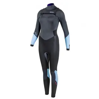 PROLIMIT Neoprenanzug Fire Freezip Steamer 5/3 DL GBS Black/DustyBlue/AcidPink Damen Langarm 2024 - 36/S Black/DustyBlue/AcidPink Solange Der Vorrat Reicht
