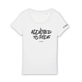 Solange Der Vorrat Reicht Fanatic Girls Tee SS Addicted T-Shirt - white 38/M