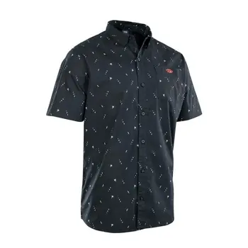 ION Hemd Stoked SS men Herren - 52/L 900 black Highlight