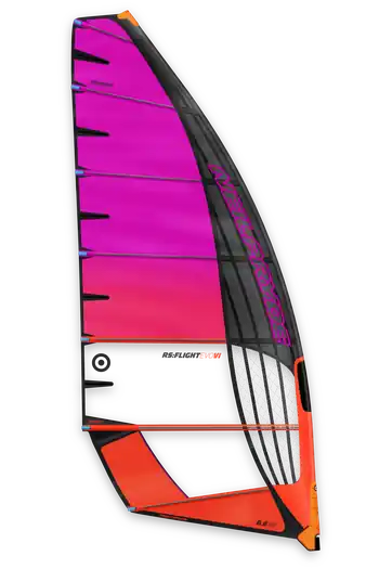 Heißes Angebot Neil Pryde Windsurf Foil Segel RS Flight EVO VI 2025 - C3 Juicy Orange/Purple-4.3