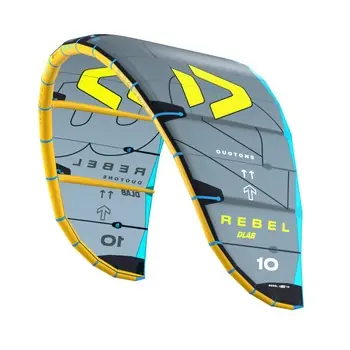 Wochenendangebot Duotone Kite Rebel D/LAB - Kites 2025 - grey/lime 06.0