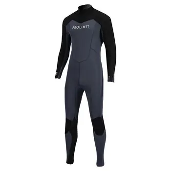PROLIMIT Neoprenanzug Raider Steamer 5/3 DL GBS Grey/Black Herren Langarm 2025 - Grey/Black-48/s-5/3 mm Preisreduziert