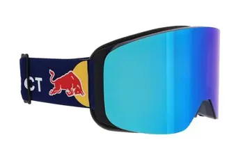 Markenware Red Bull Spect Eyewear Magnetron Slick Snow-Goggle Skibrille - Weiß/Rose gold verspiegelt