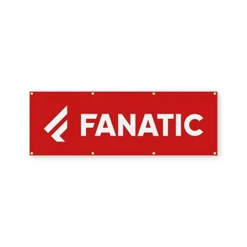 FANATIC Banner - 200x68cm red Preisknaller