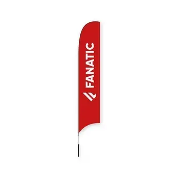 Günstig FANATIC Beachflag w/o Pole & Base - 421x80cm red