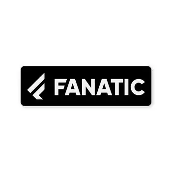 FANATIC Textil Sticker "Fanatic" (10pcs) - OneSize black Beliebt