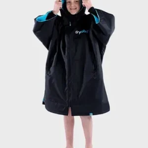Sichere Zahlung DRYROBE Advance Short Sleeve KIDS Schwarz - Blau 5-9