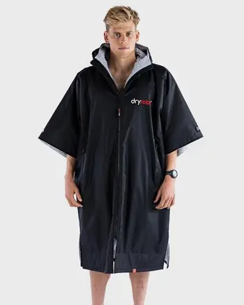 Bestseller DRYROBE Advance Short Sleeve Schwarz Grau - L