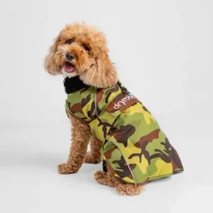 Preiswert DRYROBE Dog Coat Hundemantel Grün Camo - L