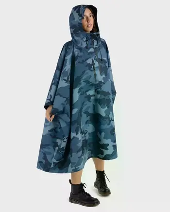 Finale Aktion Dryrobe Regen-Poncho Wasserdicht Blau Camo Unisize Surfshop 24 online - Windsurf, Foil, Wing