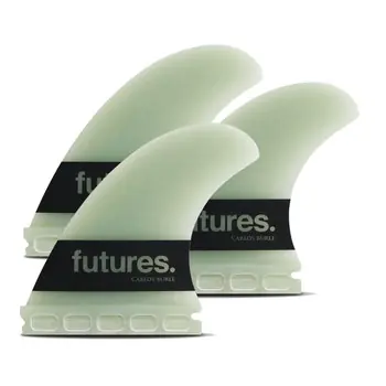Nur Für Kurze Zeit FUTURES Big Wave Thruster Fin Set Carlos Burle G10