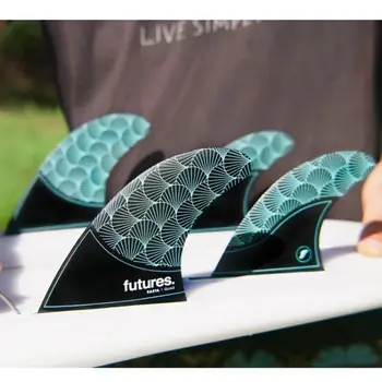 Angebot Futures Quad 4 Fin Set Rasta Honeycomb Surfshop 24 online - Windsurf, Foil, Wing