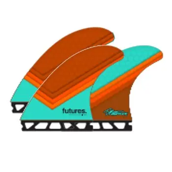Zertifiziert FUTURES Thruster Fin Set Timmy Patterson TP1 L