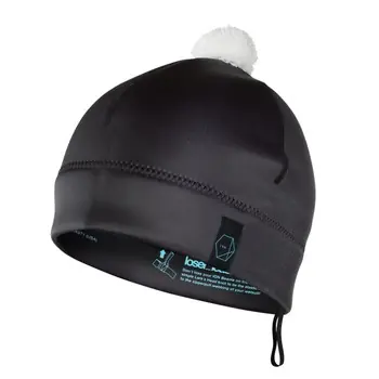 ION Neo Bommel Beanie 2025 - black 48/S Versand Am Gleichen Tag