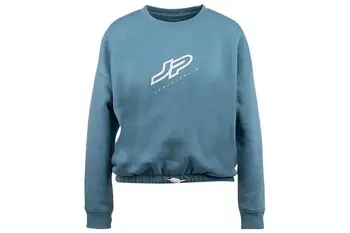 JP Womens Sweater - L-white / peacock blue Nur Heute