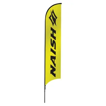Aktuell Naish Flag - Beach Flag & Frame 90cm x 450cm - Yellow