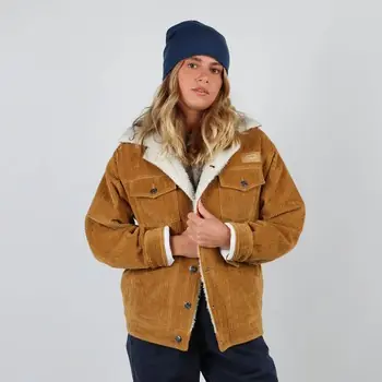 Preis Gesenkt Oxbow Corduroy trucker jacket / Unisex velvet jacket lined with polyester fleece. Q2JESSIE