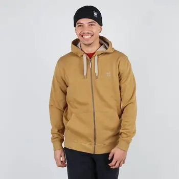 Neuheit Oxbow Hooded zippered straight cut cotton sweatshirt. Q2SALET