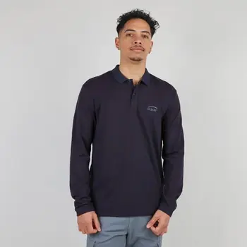 Abverkauf Oxbow Long Sleeves Straight Cut Cotton Polo Shirt. Surfshop 24 online - Windsurf, Foil, Wing