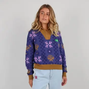 Oxbow Zippered Hig Neck Coton Sweater. Q2Perikles Surfshop 24 online - Windsurf, Foil, Wing Markenprodukt