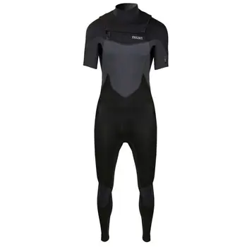 PROLIMIT Neoprenanzug Fusion Steamer 3/2 Freezip Shortarm DL Black Herren Kurzarm 2024 - 46/xs Black Heißes Angebot