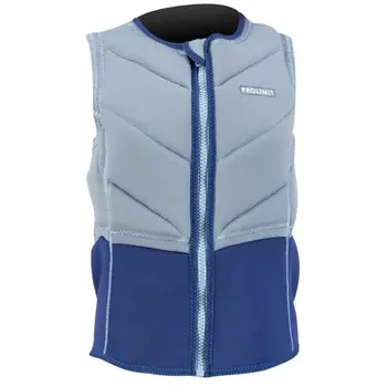 Top-Preis Prolimit Prallschutzweste Pure Girl Slider Vest Half Padded Frontzip Blue/Navy - 34/XS Blue/Navy/Turquise