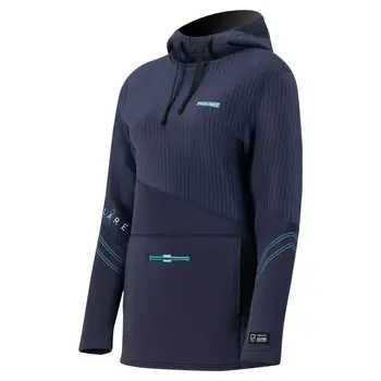 PROLIMIT Womens Hoodie Flare NAVY/TURQUOISE - 34/XS NAVY/TURQUOISE Heißes Angebot
