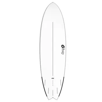Surfboard TORQ Softboard EVA 6.6 Mod Fish Grau Solange Der Vorrat Reicht