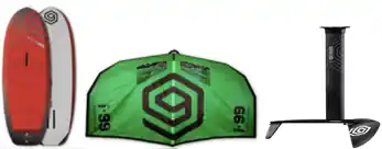 Aktuell I99 Volare 130 + Wing (Orange) + Moto85 Foil + Surfshop 24 online - Windsurf, Foil, Wing