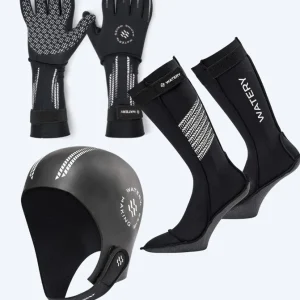 Garantierte Lieferung Watery Neoprenset - Calder Pro (2,5 - 4mm) - Schwarz