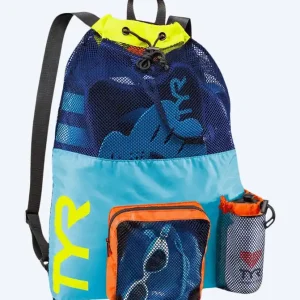 Sichere Zahlung TYR Netzbeutel zum Schwimmen - Big Mesh Mummy 40L - Gelb/Mehrfarbig