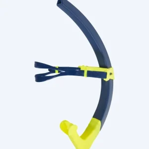 Top-Seller Aquasphere Mittelschnorchel für Kinder (4-14) - Focus Small Fit - Dunkelblau/Gelb
