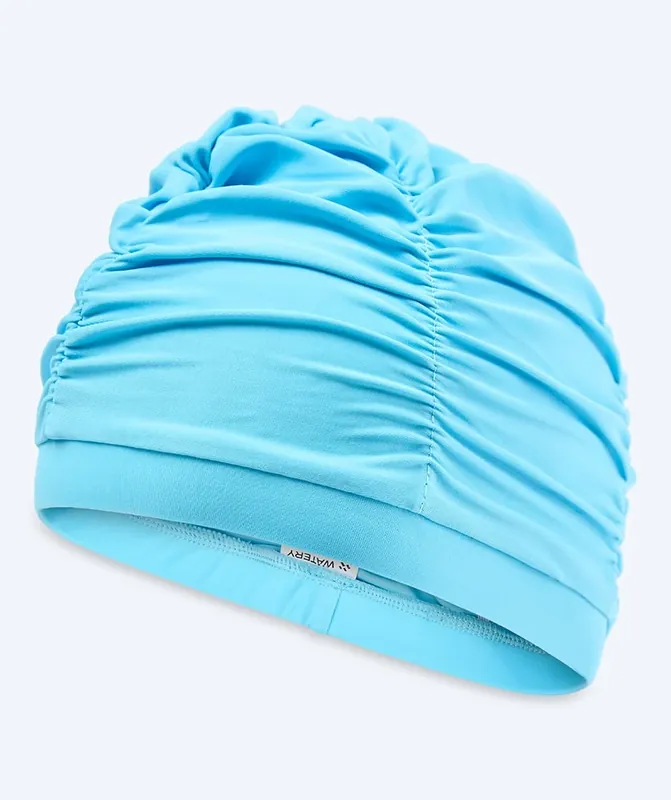 Neue Ware Watery Badekappe mit Turban - Maxwell - Lake Blue
