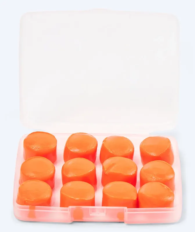 Watery Ohrstöpsel für Erwachsene - Indra 6 Paar - Orange Begrenztes Angebot