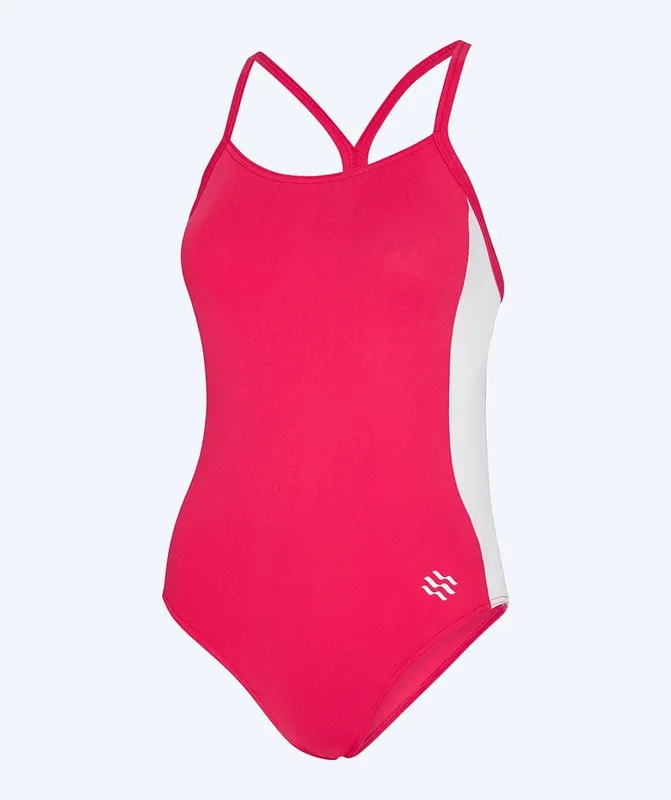 Watery Badeanzug für Damen - Sidestroke Solid - Shiny Red Must-Have